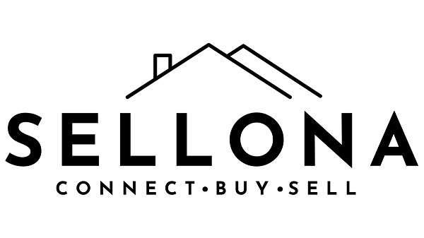 Sellona Black and White Logo