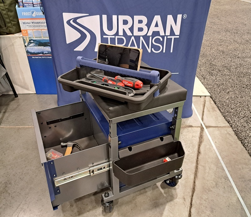 Urban Transit's versatile Sidekick Shop Stool proudly showcased at NHS 2025