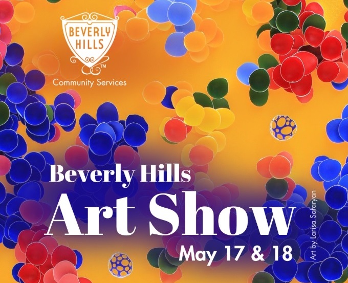 Beverly Hills Art Show Spring 2025 poster by Larisa Safaryan