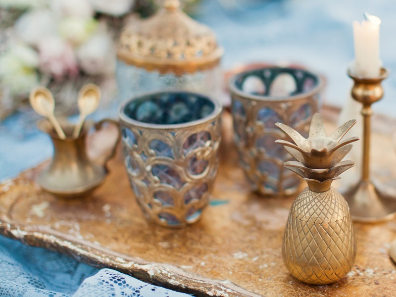 Copper décor pieces