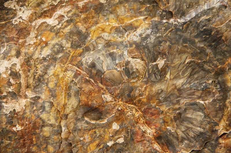A slab of copper ore mined in Jerome, Arizona