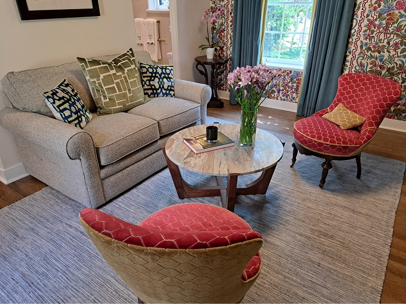 PSH 2025 Guest Suite designed by Karen Billman - The Sitting Room