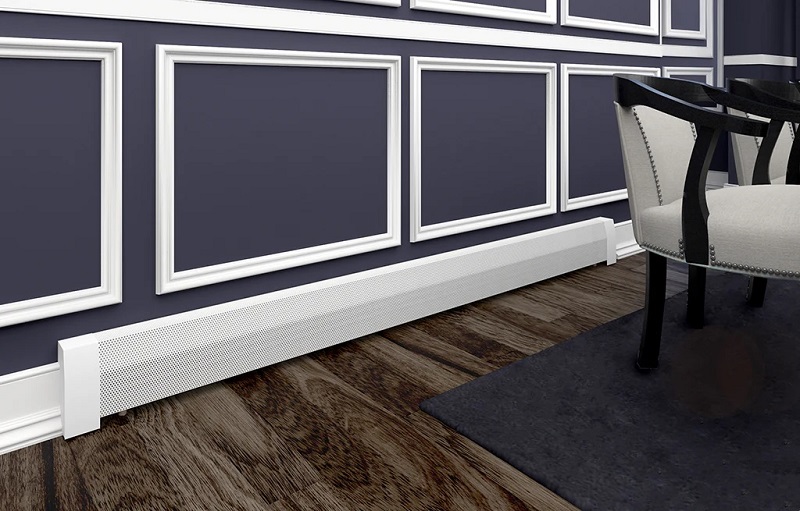 Pristine hydronic baseboard heater cover