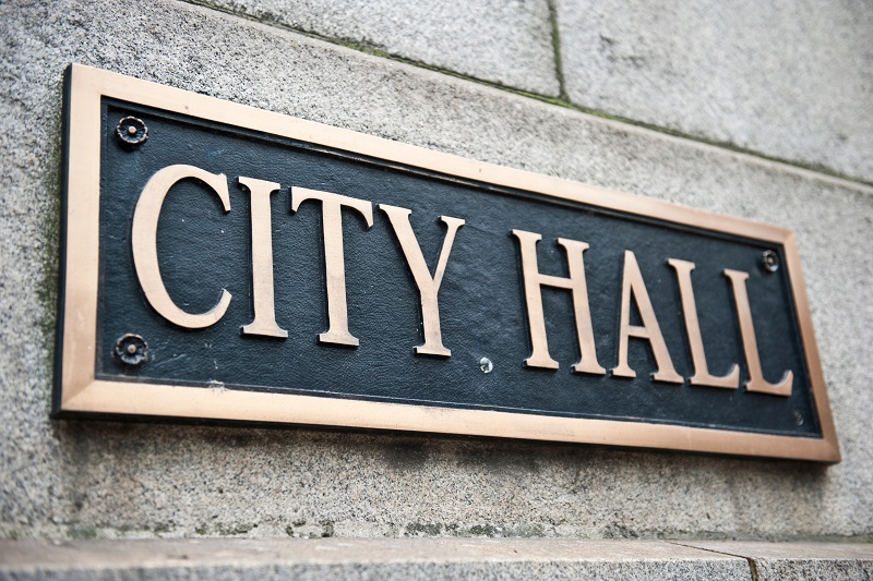 Chicago City Hall Sign