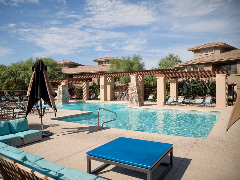 Well-kept HOA community pool