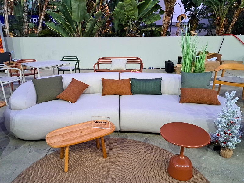 Cane-line outdoor furniture exhibited at FutureScape USA 2025
