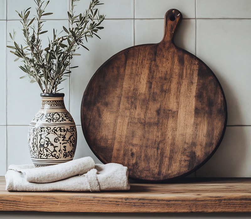 old family heirlooms adding unique personality to a kitchen