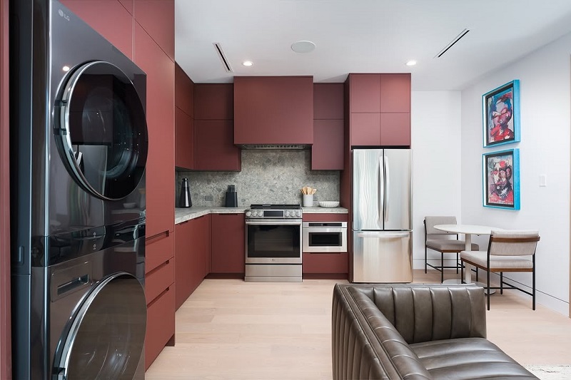 TNAH 2026 Studio Space (Guest Apartment) with kitchen. Photo by Ian Roth Studios