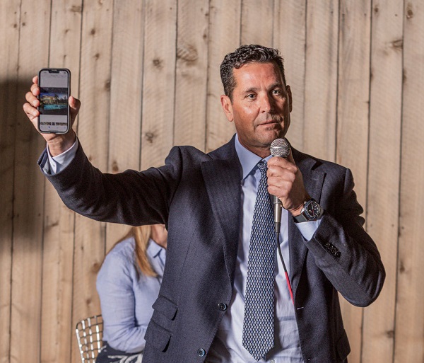 Roman James, participating at the Redefining Luxury panel. Photo by Rafael Najarian, Pasadena Real Estate Photography
