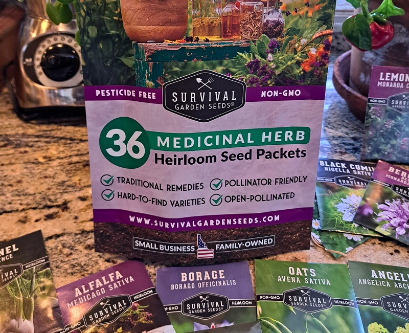 Survival Garden Seeds Medicinal Herb Seed Pack