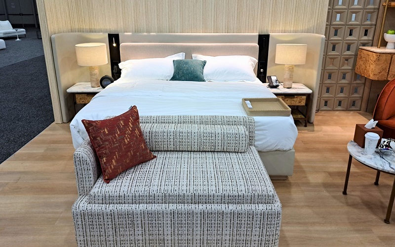 Aone bedroom booth exhibited at HD Expo 2026