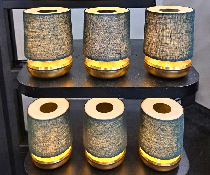 A suite of portable Humble lights on display at HD Expo 2026