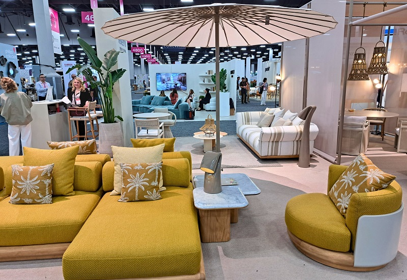 Talenti's outdoor furniture on display at HD Expo 2026
