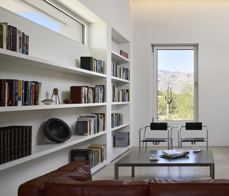Sonora Desert Passive House interior view with Zola windows