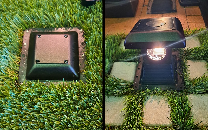 Lumilev's landscaping lights closed and opened at FutureScape USA 2026